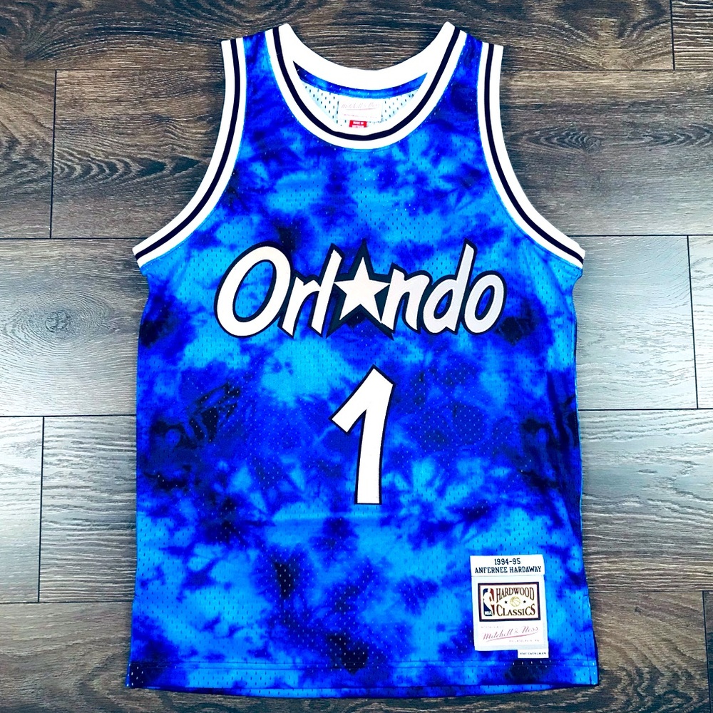 Mitchell & Ness Orlando Magic Penny Hardaway Blue 1994-95 Galaxy Swingman Jersey